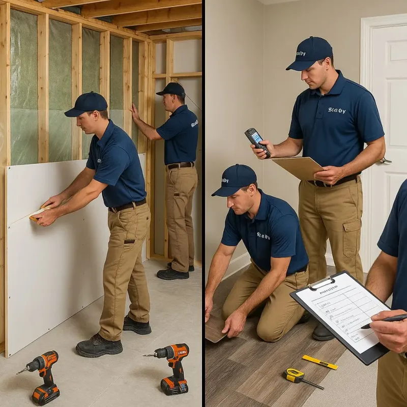 Repairs and Reconstruction process in Owensville, IN